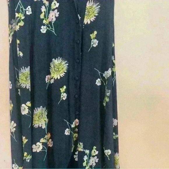 FREE PEOPLE Blue Lost in You Floral High Low Midi Dress XS - Picture 13 of 16